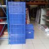 KERANJANG PLASTIK INDUSTRI 2208 L (LUBANG) GREEN LEAF UKURAN 60,6 x 43 x 37,7 CM | KERANJANGPLASTIK.ID | KIRIM KE SELURUH INDONESIA