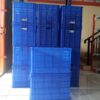 KERANJANG PLASTIK INDUSTRI 2208 L (LUBANG) GREEN LEAF UKURAN 60,6 x 43 x 37,7 CM | KERANJANGPLASTIK.ID | KIRIM KE SELURUH INDONESIA