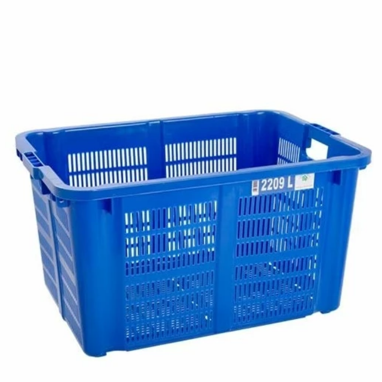 INDUSTRIAL CONTAINER 2209L GREEN LEAF | KERANJANG INDUSTRI SERBAGUNA UKURAN 69,8 x 47,9 x 37,5 CM