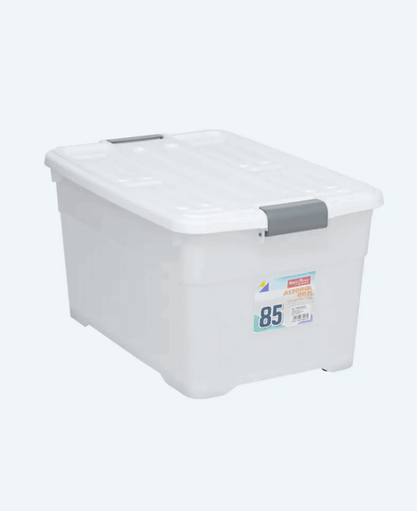 Container Box Plastik 85 Liter Basic Home BVC-7 Astoria Box 85, Ukuran 700 x 475 x 385 mm | Raja Plastik Indonesia | Minimal Order 6 Pcs | Jual ke Seluruh Indonesia