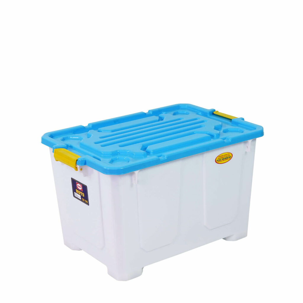 BOX CONTAINER PLASTIK BESAR 90 LITER SHINPO MOTO – SIP 583 CB 90 | KERANJANGPLASTIK.ID