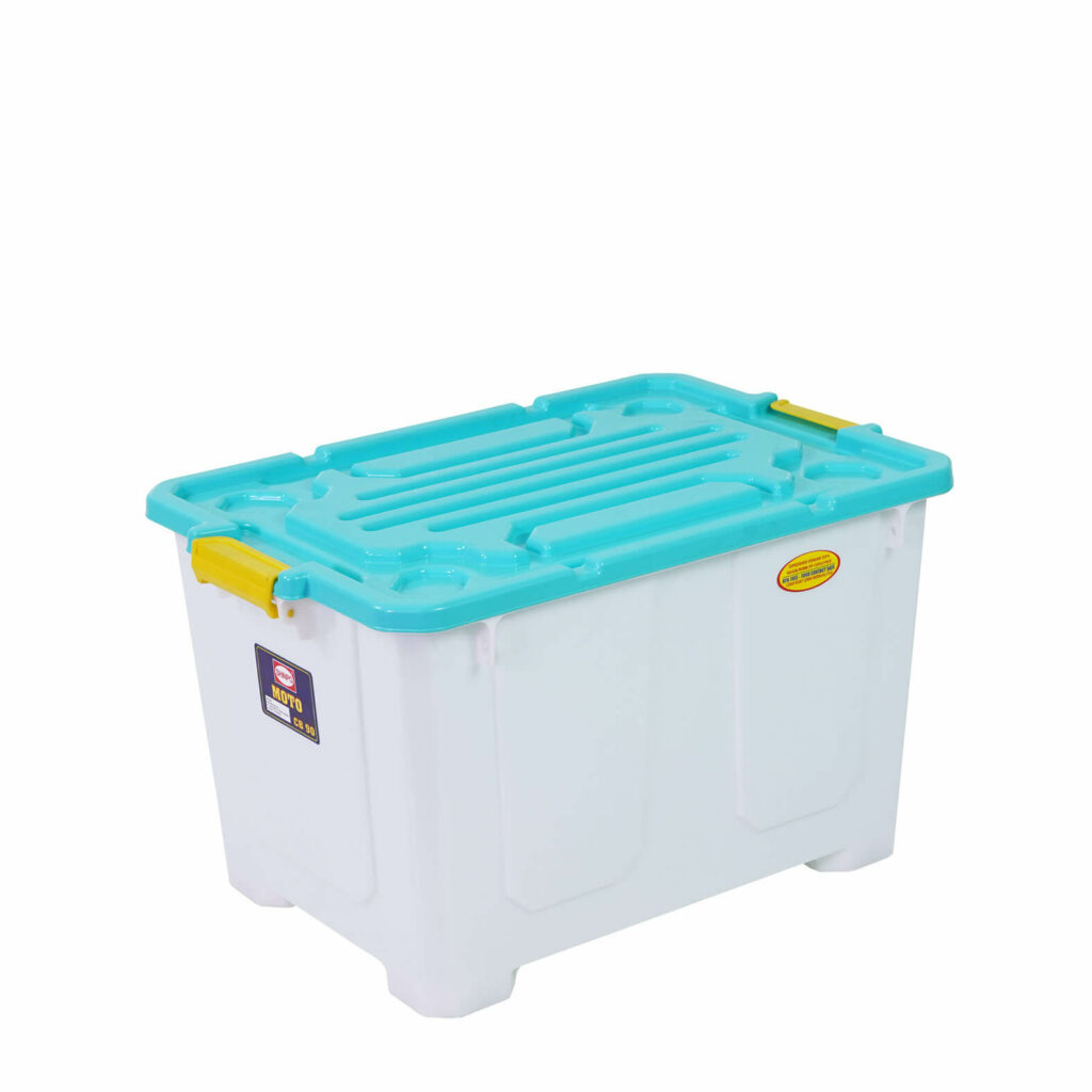 BOX CONTAINER PLASTIK BESAR 90 LITER SHINPO MOTO – SIP 583 CB 90 | KERANJANGPLASTIK.ID