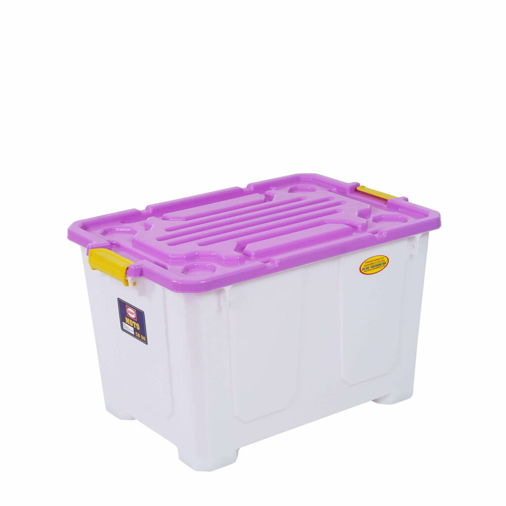 BOX CONTAINER PLASTIK BESAR 90 LITER SHINPO MOTO – SIP 583 CB 90 | KERANJANGPLASTIK.ID