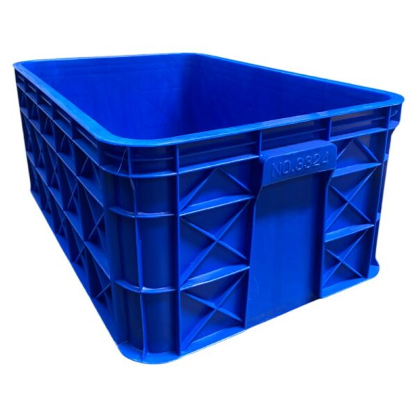 BOX CONTAINER PLASTIK INDUSTRI RABBIT 3324 VOLUME 60 LITER UKURAN 60x40x26 CM | KERANJANG PLASTIK INDUSTRI