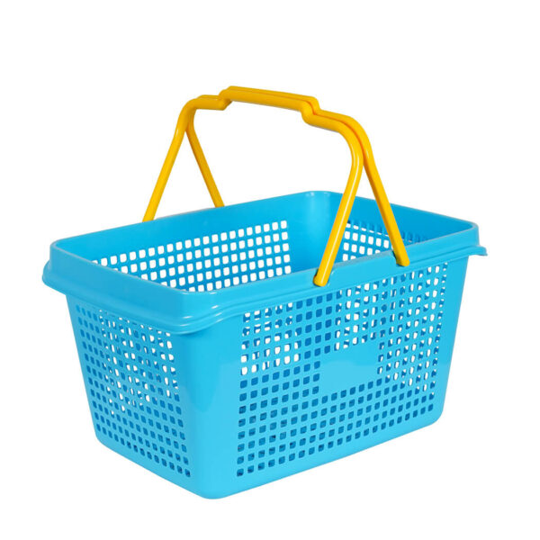 KERANJANG BELANJA PLASTIK MINIMARKET SHINPO TOUCAN – SIP 339, ADA 3 PILIHAN WARNA: Keranjang Belanja Modern, Kuat & Nyaman untuk Minimarket, Supermarket, dan Retail